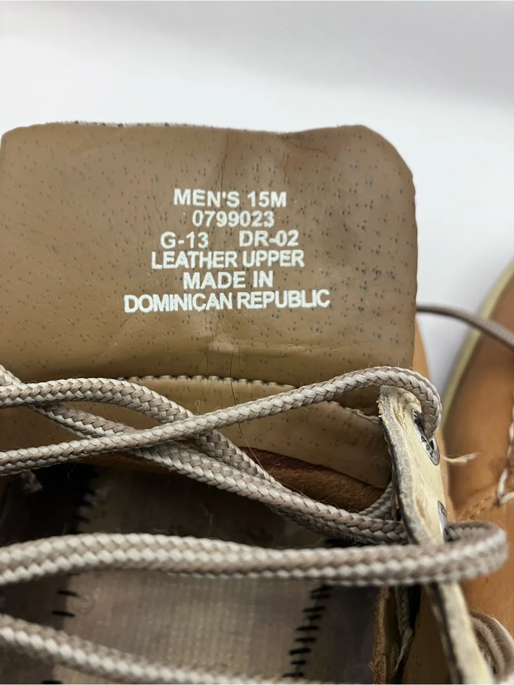 Sperry Two-Tone Tan and Cream Men’s Boat Shoes